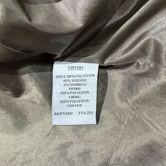 Jessica Simpson Olive Green Military Double Breasted Jacket Coat Women Medium - Picture 3 of 9